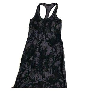 Lululemon Black and Gray Tank Dress, size 6